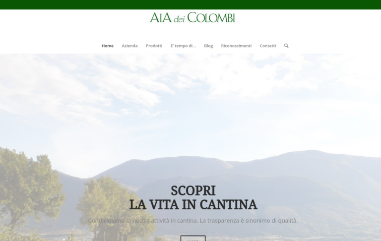 Home Il sito di Aia dei Colombi