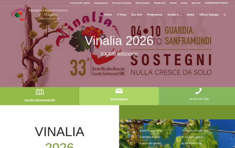 Home Il sito di Vinalia